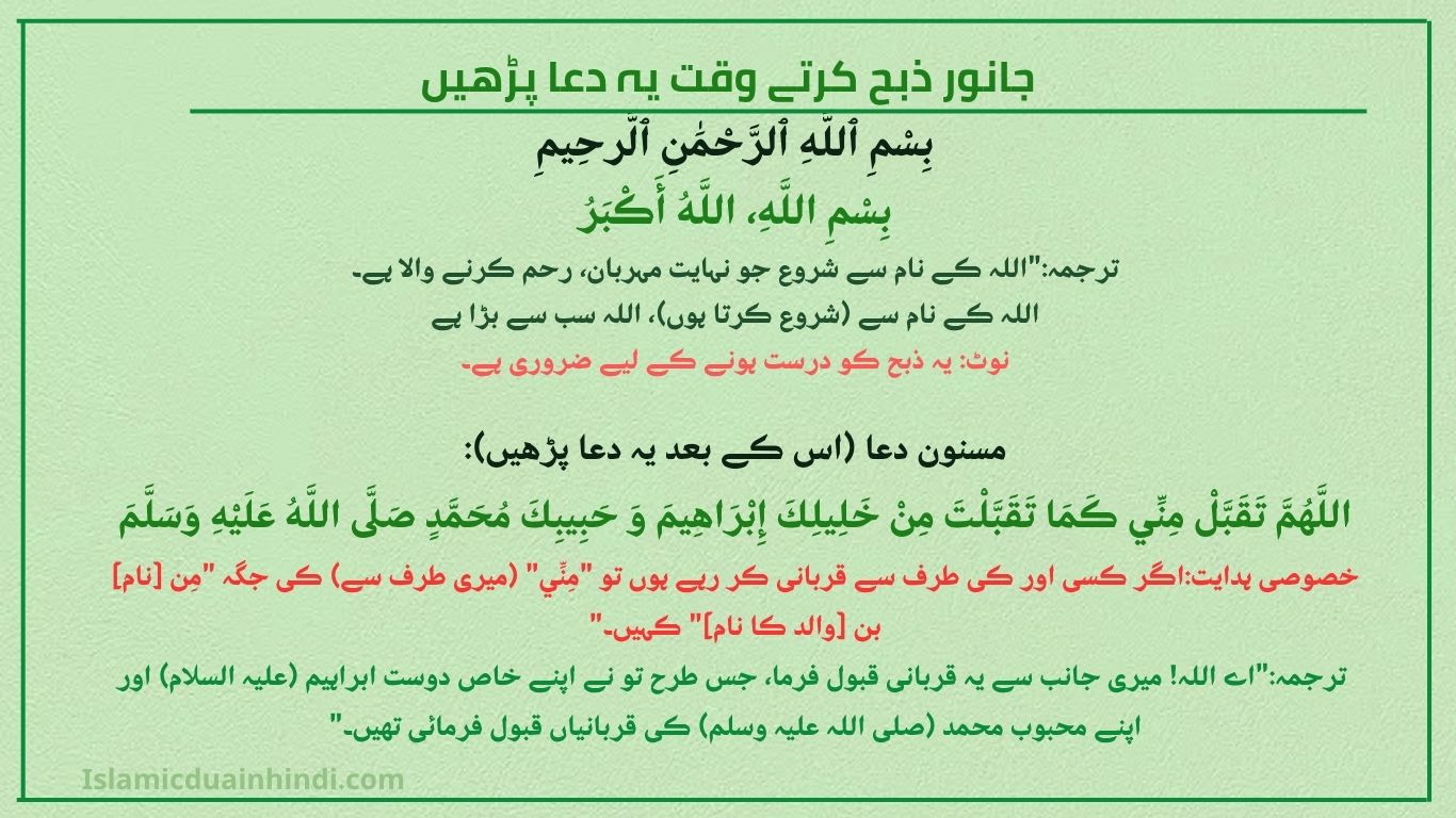 Eid 2025: Qurbani ki Dua EId ul adha 2025