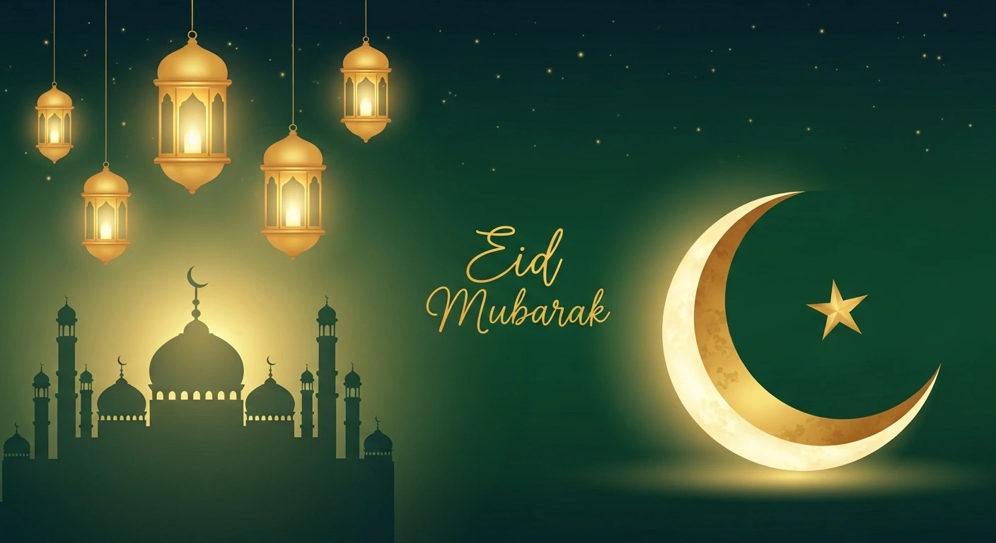 Eid Mubarak Wishes with Images for WhatsApp