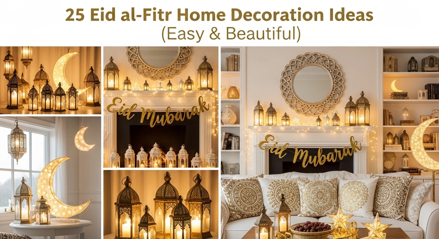 25 Eid al-Fitr Home Decoration Ideas (Easy & Beautiful)